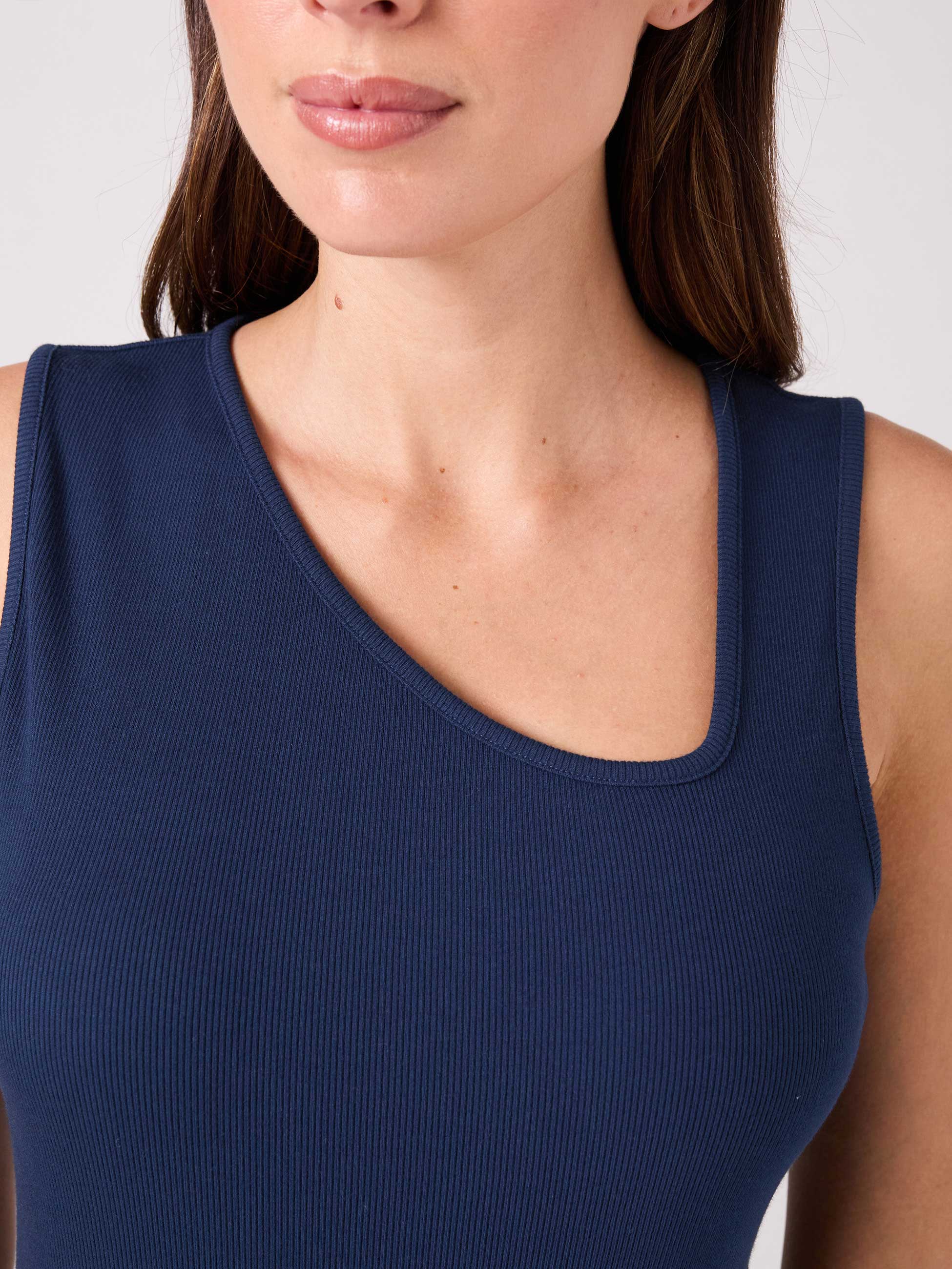 Riva Rib Tank - Navy - Image 3